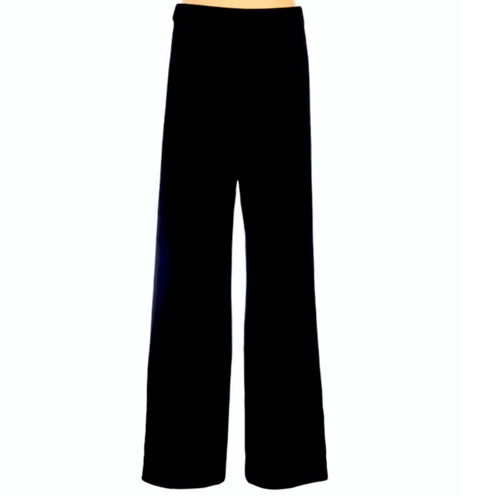 SOLD ST. JOHN Collection Wool Knit Wide Leg Pants - Picture 5 of 8